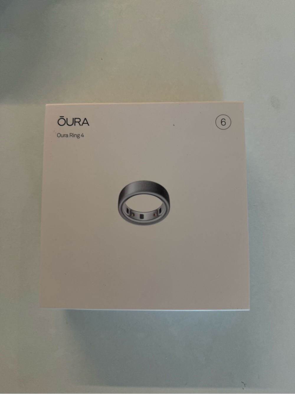 New Oura Ring 4 Smart Ring - Brushed Silver